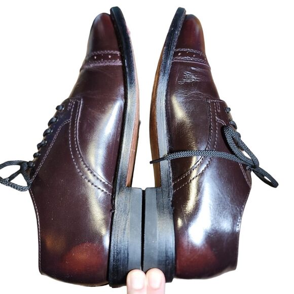 Executive Imperials Style‎ 607502 Reddish Brown Leather Cap Toe Oxfords Size 8EE main image 4
